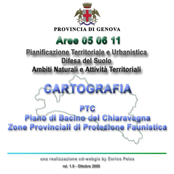 CD DPR 2000 PER PROVINCIA DI GENOVA DESIGN E PRODUZIONE DI ENRICO PELOS